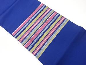 ふくれ織横段模様織出し名古屋帯